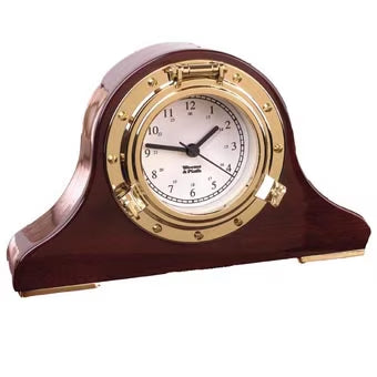 Nautical Tambour Clock-Clock-Nautical Decor and Gifts