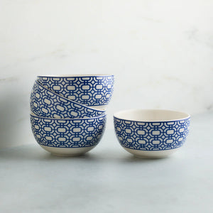 Garden Gate Snack Bowl - Set of 4-Nautical Decor and Gifts