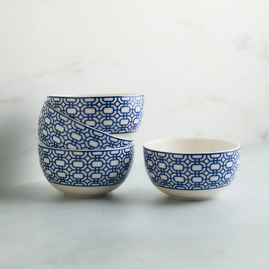 Garden Gate Snack Bowl - Set of 4-Nautical Decor and Gifts