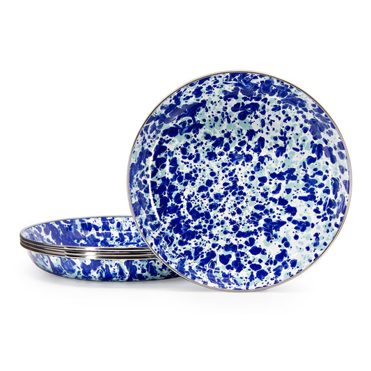 Blue Ocean Pasta Plates - Set of 4-Plate-Nautical Decor and Gifts