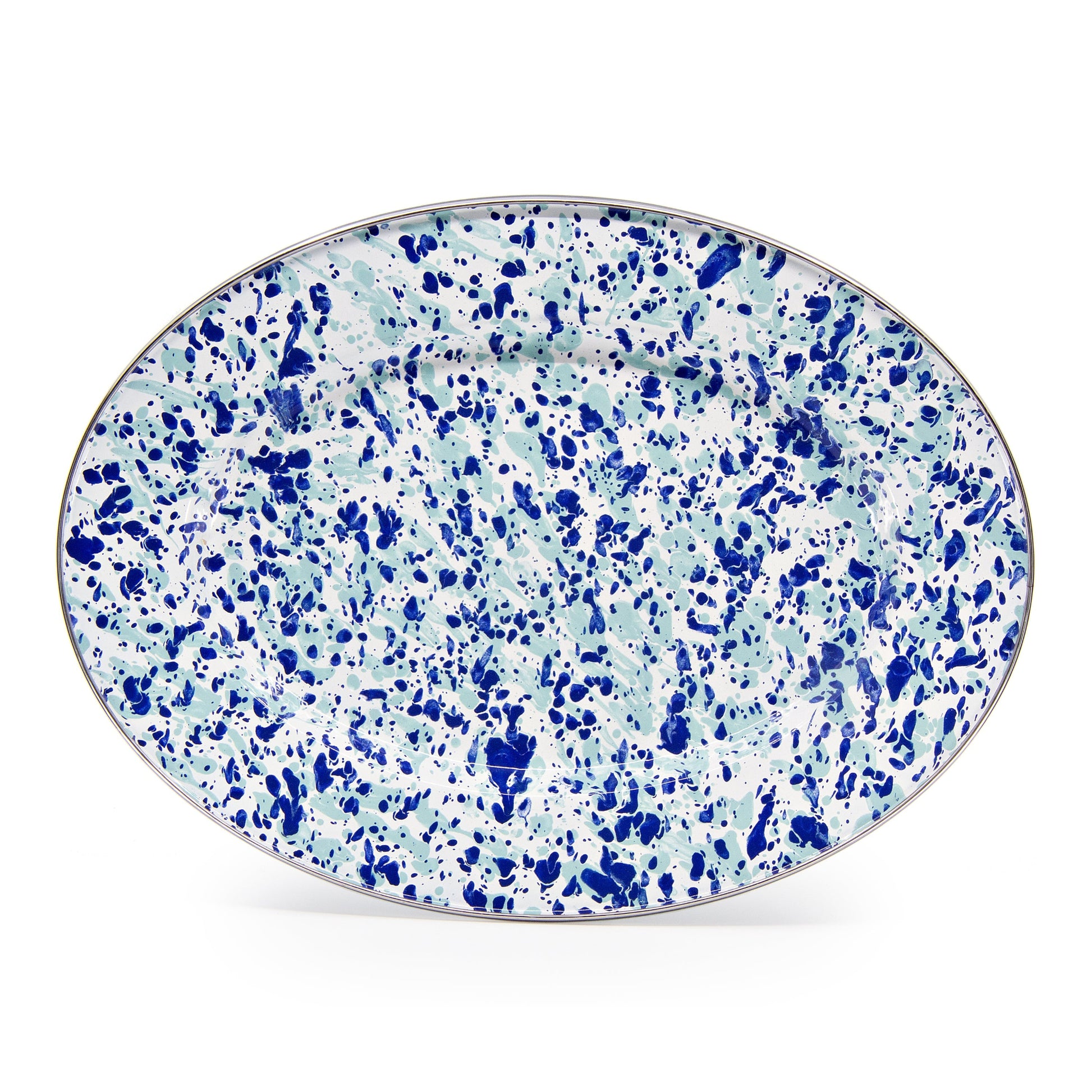 Blue Ocean Oval Platter-Tray-Nautical Decor and Gifts