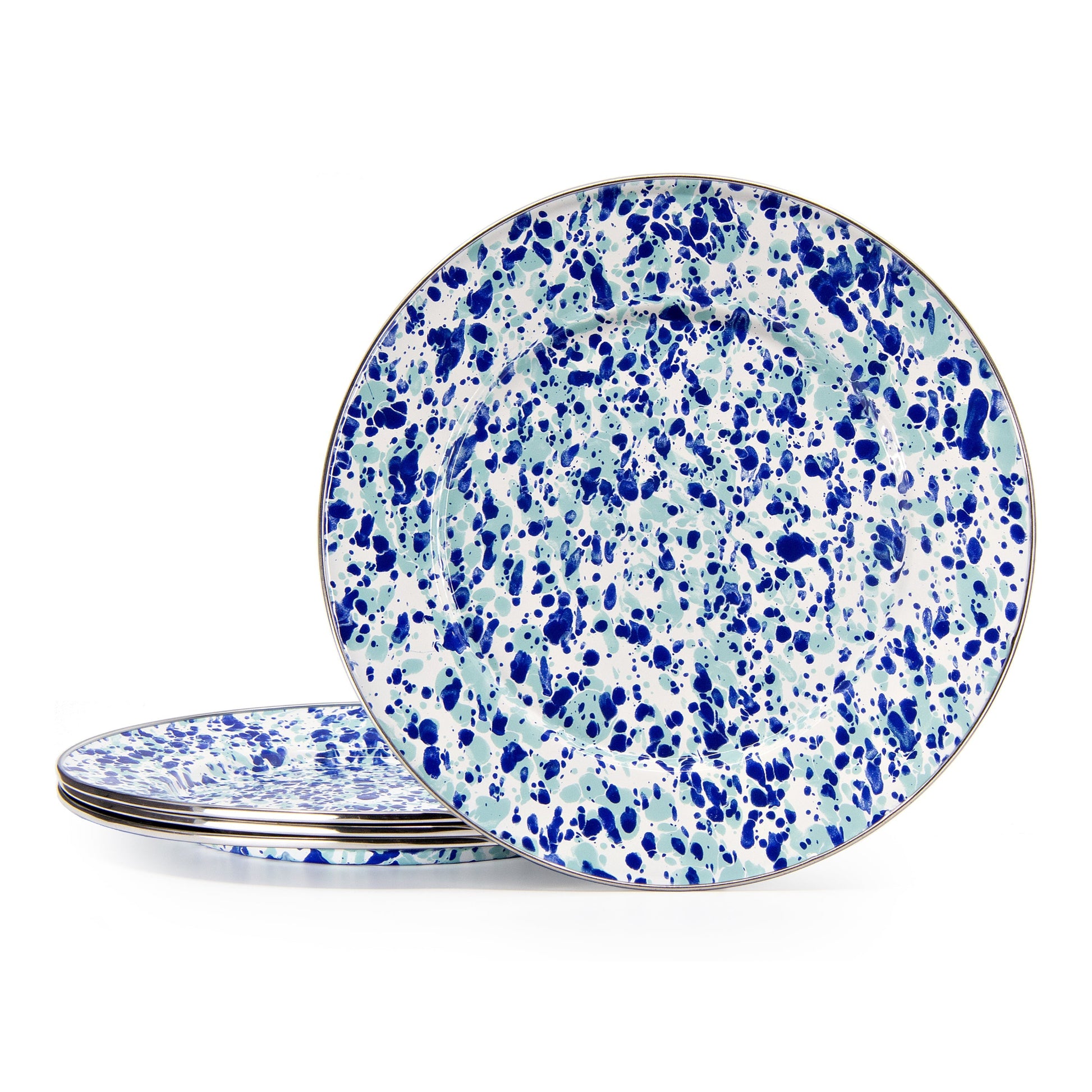 Blue Ocean Dinner Plates - Set of 4-Plate-Nautical Decor and Gifts