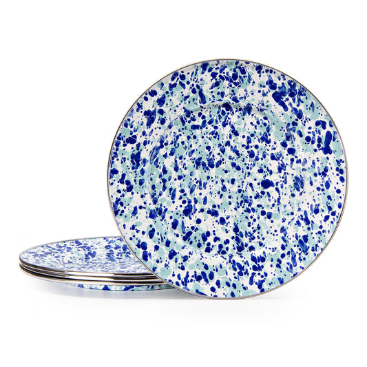 Blue Ocean Dinner Plates - Set of 4-Plate-Nautical Decor and Gifts