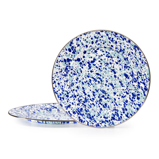 Blue Ocean Chargers - Set of 2-Plate-Nautical Decor and Gifts