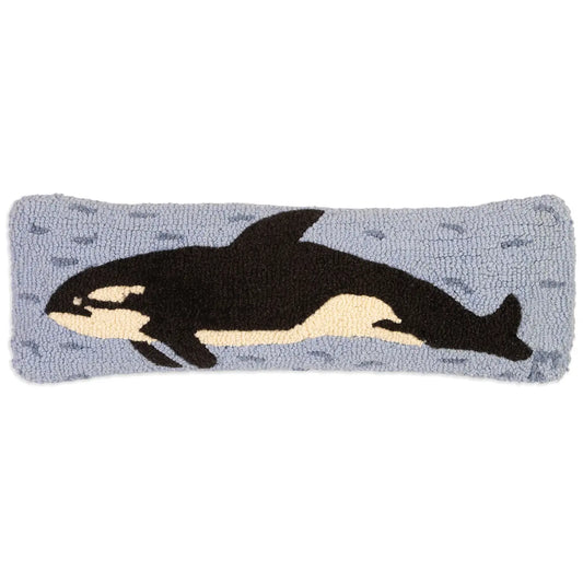 Orca 8x24 Whale Lumber Pillow-Nautical Decor and Gifts