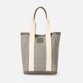  Light Gray Cotton Jute/Dusty Gray Full-Grain Leather