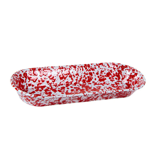 Enamelware Oval Basket-Tray-Nautical Decor and Gifts