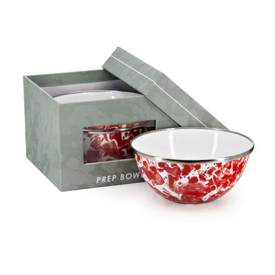 Enamel Prep Bowl Gift Set-Bowls-Nautical Decor and Gifts