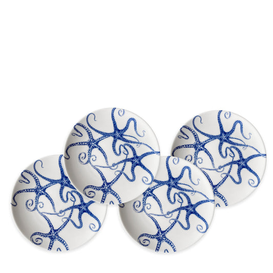 Starfish Appetizer Plates - Sets-Nautical Decor and Gifts