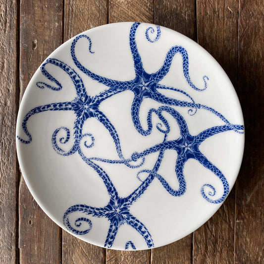 Starfish Porcelain Appetizer Plates-Nautical Decor and Gifts