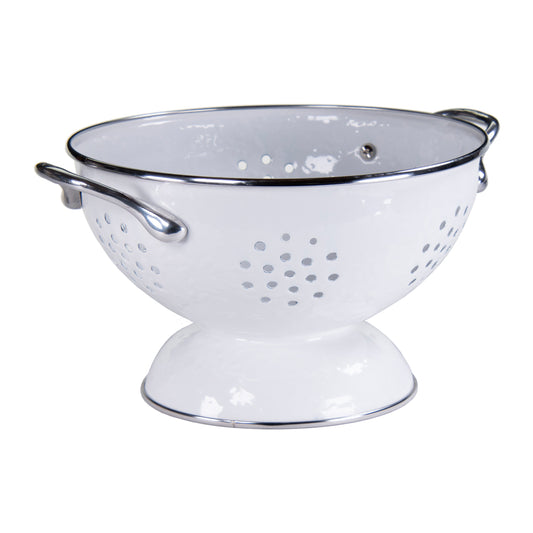 Classic White Colander-Colanders & Strainers-Nautical Decor and Gifts