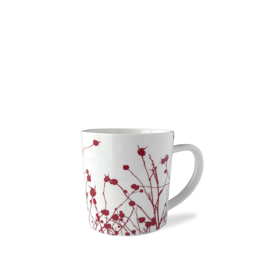 Winter Berries Mug Crimson-Nautical Decor and Gifts