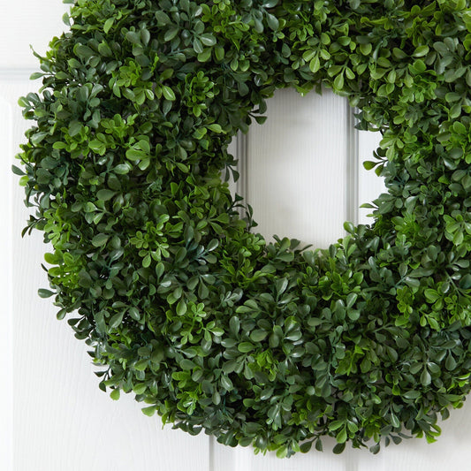 22” Boxwood Wreath-Nautical Decor and Gifts