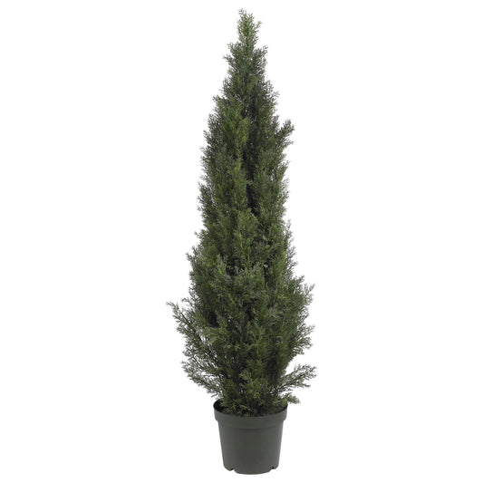 5' Mini Cedar Pine Tree (Indoor/Outdoor)-Faux Plant-Nautical Decor and Gifts