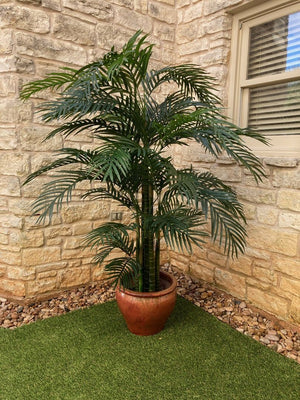 6.5' Areca Palm UV Resistant (Indoor/Outdoor)-Faux Plant-Nautical Decor and Gifts