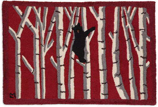 Bear in Birches-2x3 Rug-Nautical Decor and Gifts