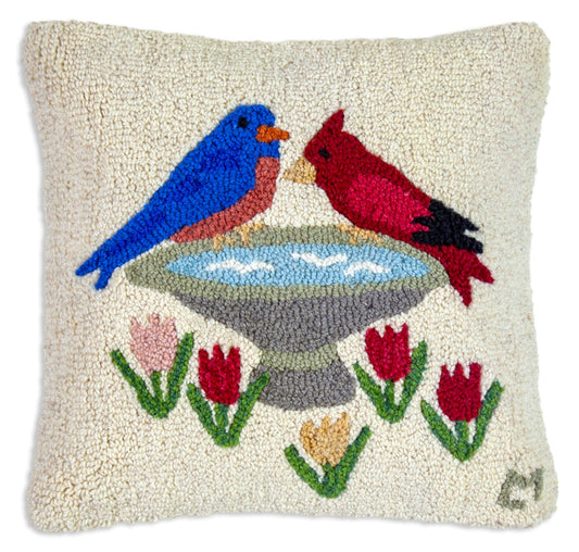 Birds Welcome-Pillow-Nautical Decor and Gifts