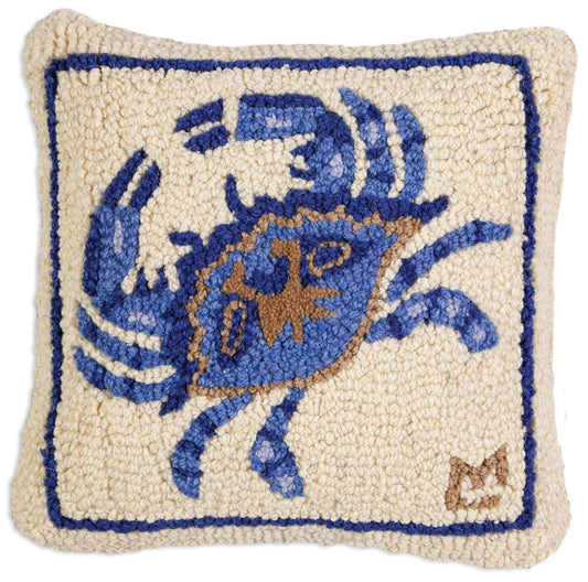 Blue Crab-Pillow-Nautical Decor and Gifts
