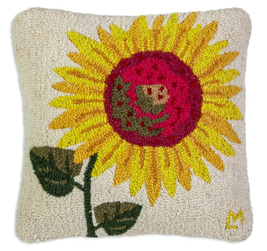 Bright Sunflower Large-Pillow-Nautical Decor and Gifts