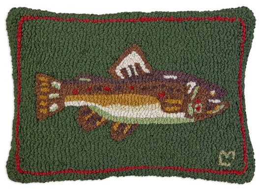 Brown Trout-Pillow-Nautical Decor and Gifts