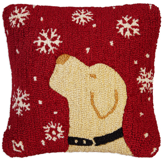 Dog Catching Flakes-Pillow-Nautical Decor and Gifts