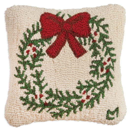Christmas Wreath-Pillow-Nautical Decor and Gifts