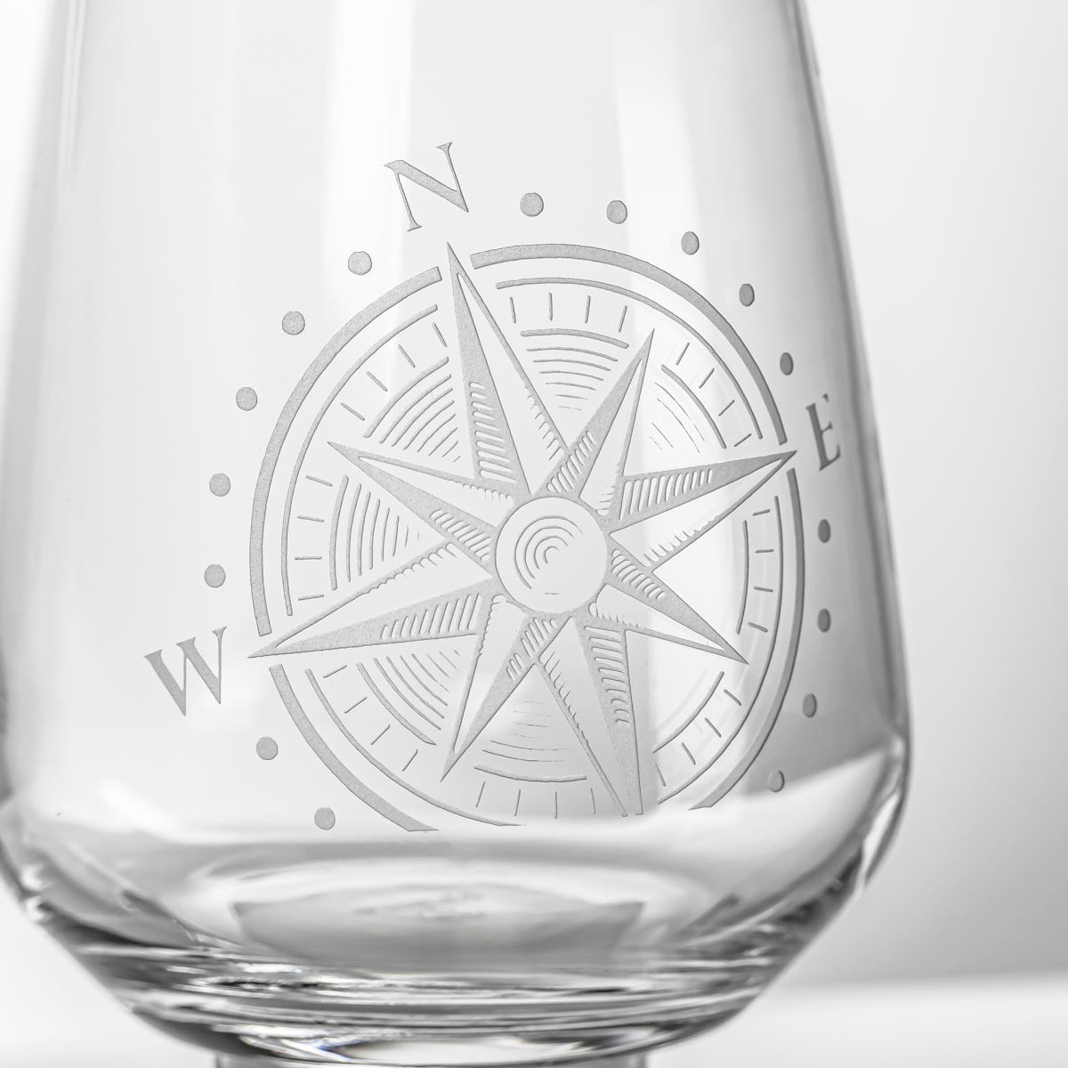 Compass Star Stemless - 15oz-Nautical Decor and Gifts