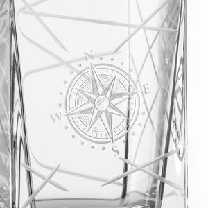 Compass Star Longitude 34oz Whiskey Decanter-Nautical Decor and Gifts