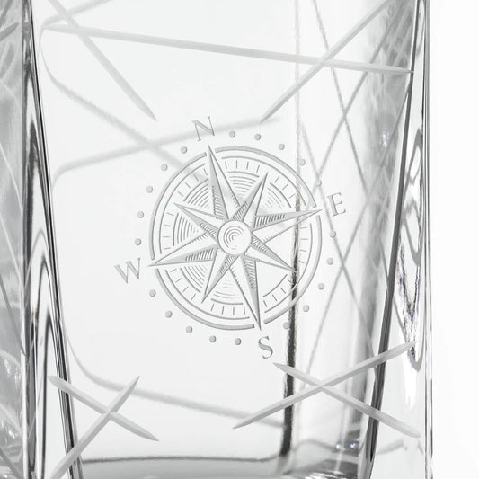 Compass Star Longitude 34oz Whiskey Decanter-Nautical Decor and Gifts