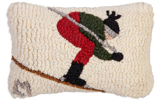 Downhill Skier-Pillow-Nautical Decor and Gifts