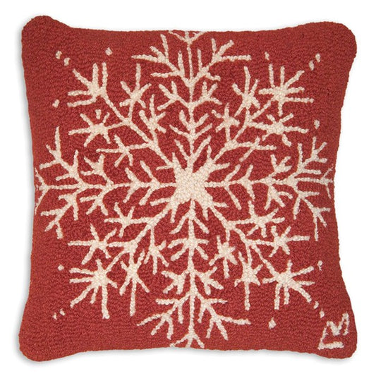Flake Hooked Pillow-Pillow-Nautical Decor and Gifts