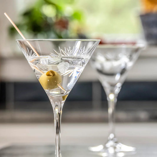 Icy Pine 10oz Martini Cocktail Glass-Nautical Decor and Gifts