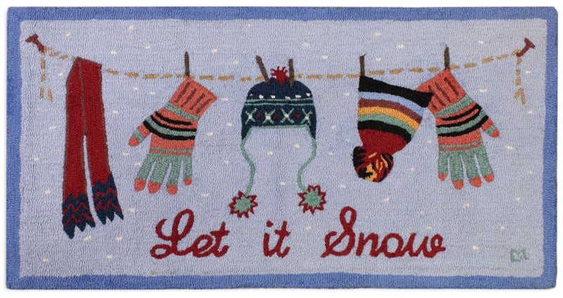 Let it Snow-2x4 Rug-Nautical Decor and Gifts