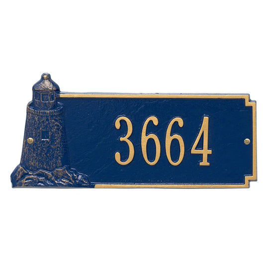 Personalized Lighthouse Rectangle Plaque-Nautical Decor and Gifts