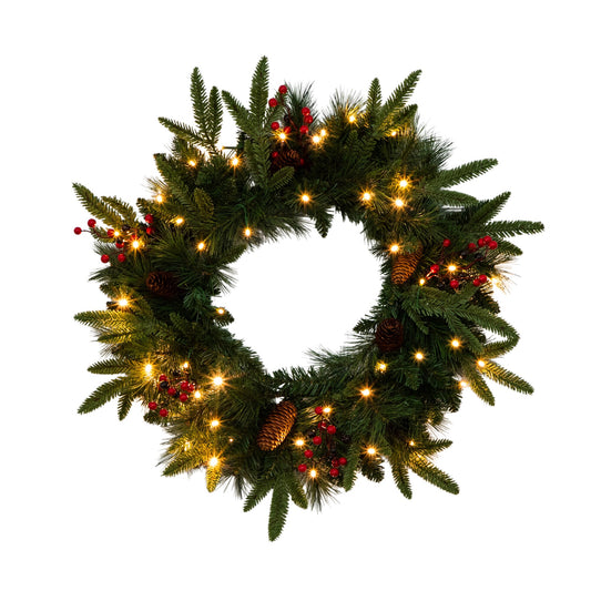 Pre-Lit Artificial Christmas Holiday 5 Piece Bundle-Nautical Decor and Gifts