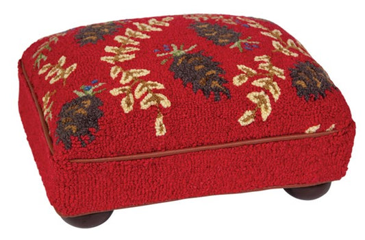 Ruby Pinecones - Foot Stool-Furniture-Nautical Decor and Gifts