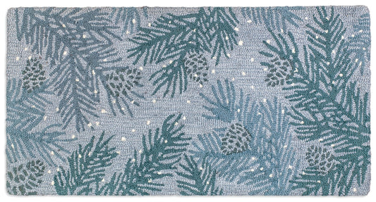 Sage Pinecone-2x4 Rug-Nautical Decor and Gifts