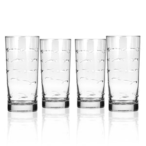 School of Fish Highball - 15oz-Nautical Decor and Gifts
