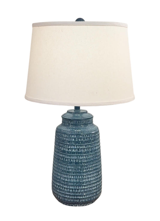 Seaside Villa Glaze Vase Table Lamp-Lamp-Nautical Decor and Gifts