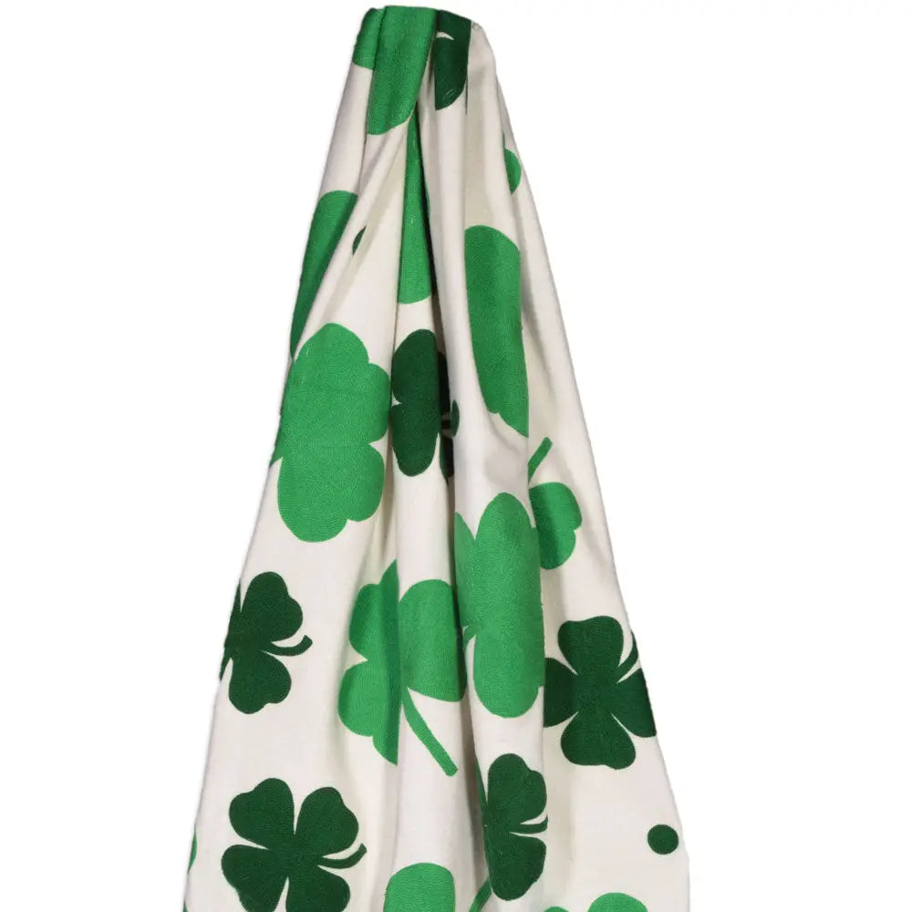 Shamrocks and Clovers Wool Throw Blanket-Throw Blanket-Nautical Decor and Gifts