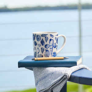 Shells Mug, Set of 4-Nautical Decor and Gifts