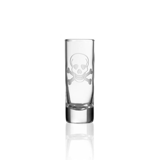 Skull and Crossbones Cordial - Set of 4-Nautical Decor and Gifts