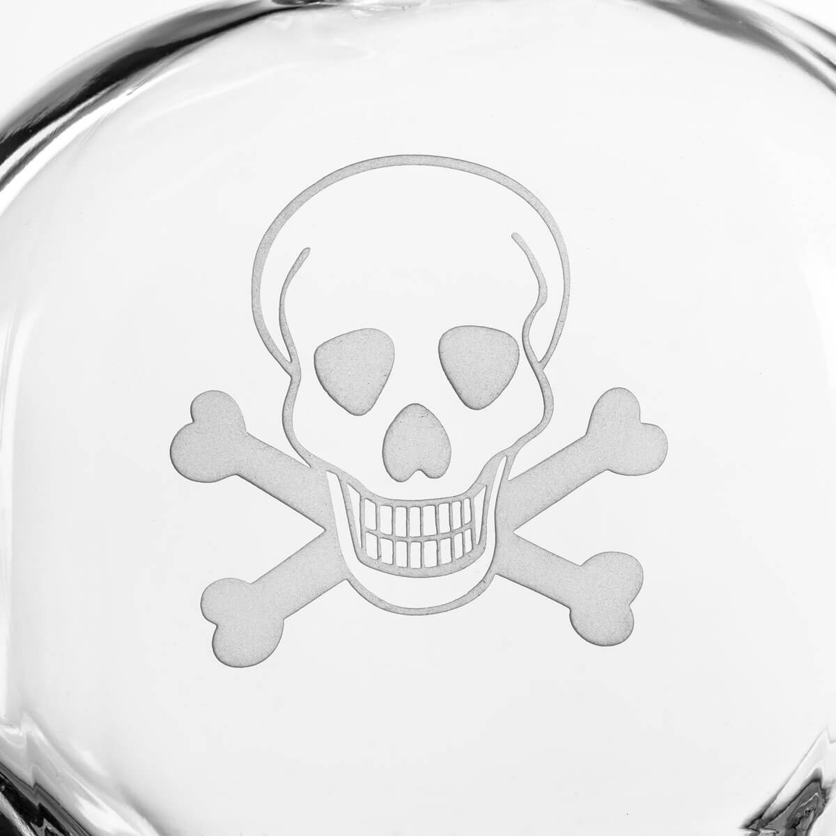 Skull and Crossbones Whiskey Decanter-Nautical Decor and Gifts