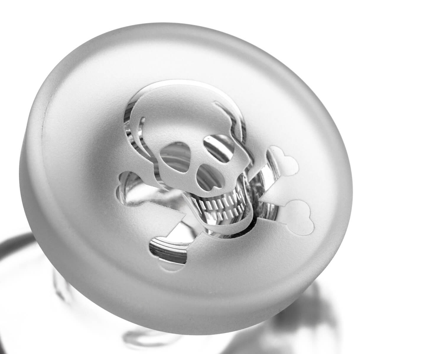 Skull and Crossbones Whiskey Decanter-Nautical Decor and Gifts