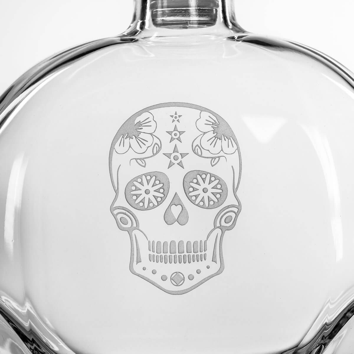 Sugar Skull Whiskey Decanter-Nautical Decor and Gifts