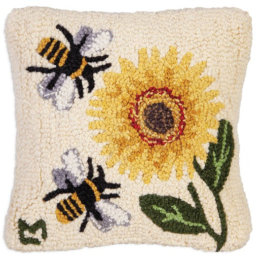 Sunflower Bees-Pillow-Nautical Decor and Gifts