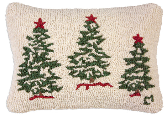 Trees On White-Pillow-Nautical Decor and Gifts