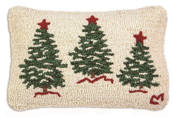 Trees On White-Pillow-Nautical Decor and Gifts