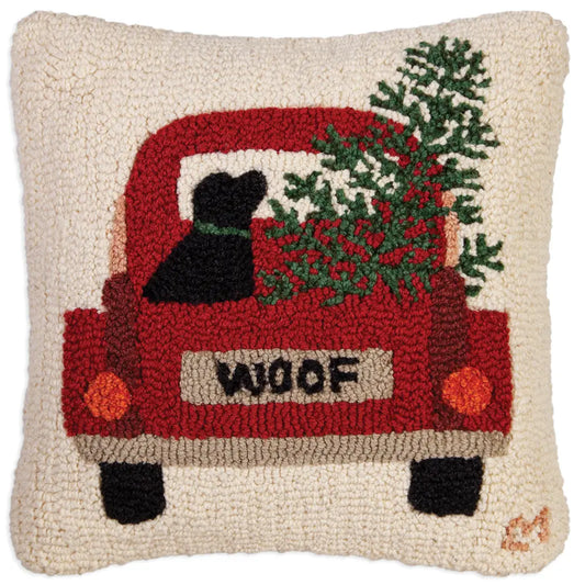 Truck Tree Lab Pillow-Pillow-Nautical Decor and Gifts