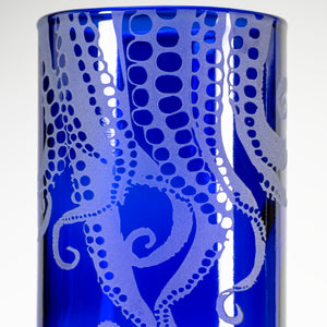 Upcycled Octopus Tumbler - 12 oz - Set of 4-Nautical Decor and Gifts